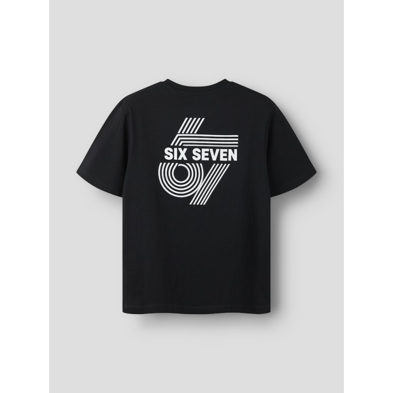 NAME IT KIDS Ridoj kortærmet t-shirt - Black