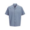 JACK & JONES Global waffle resort kortærmet skjorte - Blue Mirage