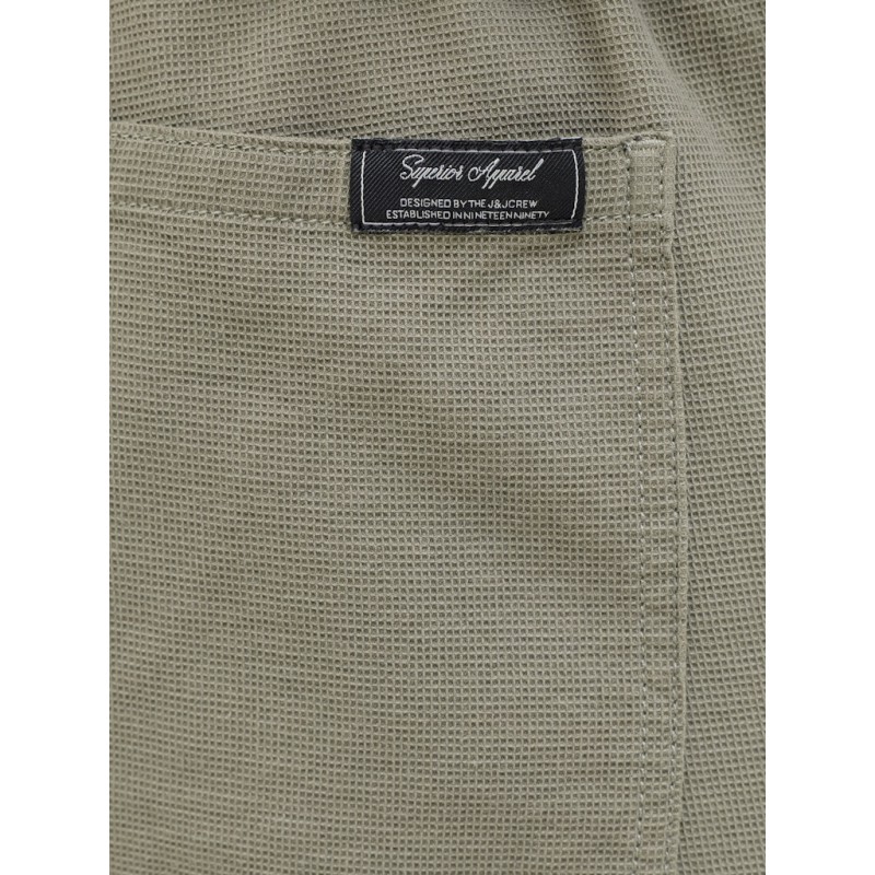 JACK & JONES Jaiden waffle resort shorts - Vetiver