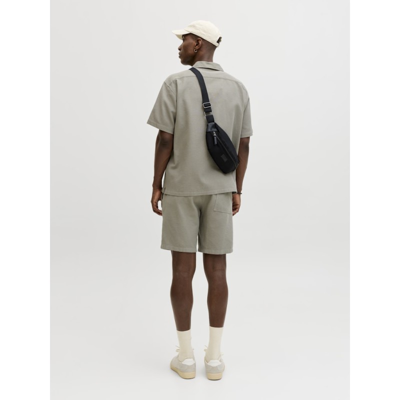 JACK & JONES Jaiden waffle resort shorts - Vetiver