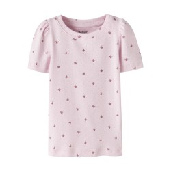 NAME IT MINI Hannis kortærmet t-shirt - Cradle Pink
