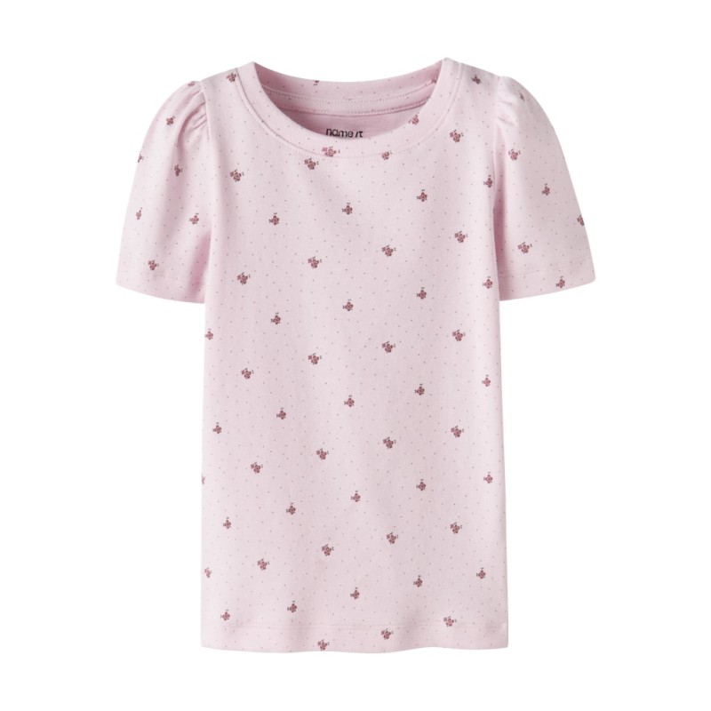 NAME IT MINI Hannis kortærmet t-shirt - Cradle Pink