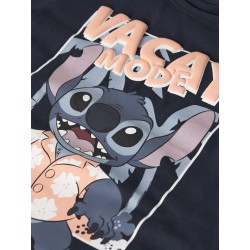 NAME IT MINI Antonie Stitch kortærmet t-shirt - Navy Blazer
