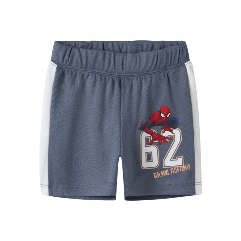 NAME IT MINI Manri spider long poly shorts - Vintage Indigo