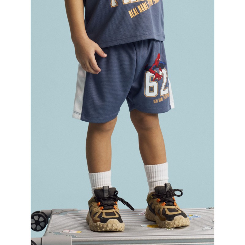 NAME IT MINI Manri spider long poly shorts - Vintage Indigo