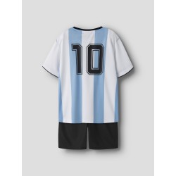 NAME IT KIDS Unisex Hi team shorts sæt - Black