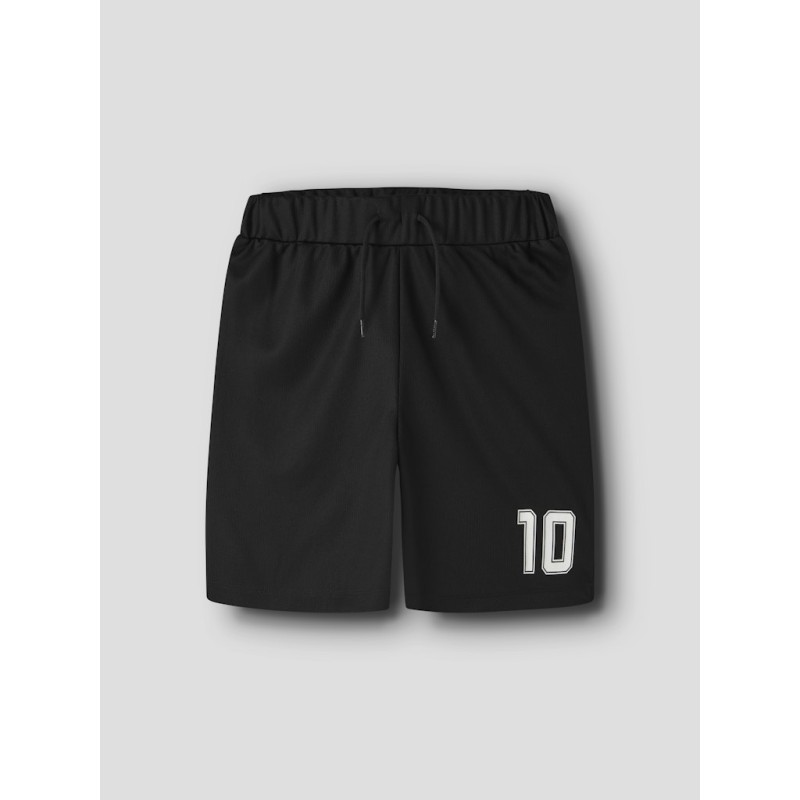 NAME IT KIDS Unisex Hi team shorts sæt - Black