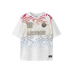 NAME IT Kids Hifot kortærmet regular top - Bright White