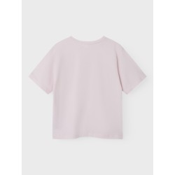 NAME IT Kids Hansa Sløjfe S/S Top - Lilac Snow