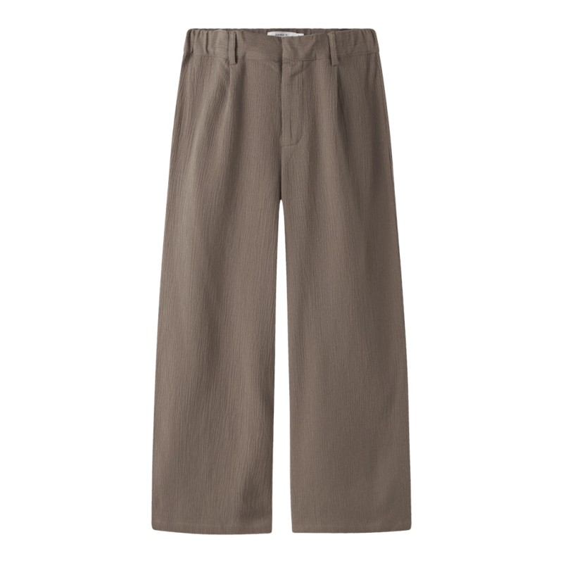 NAME IT Kids Haba brede bukser - Brown Lentil