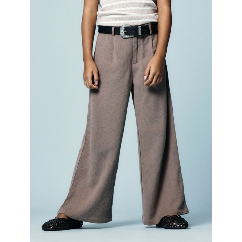 NAME IT Kids Haba brede bukser - Brown Lentil