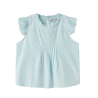 NAME IT Kids Jusa broderi anglaise top - Delicate Blue