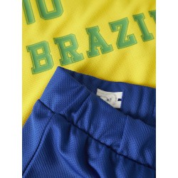 NAME IT MINI Unisex Hi team shorts sæt - Empire Yellow