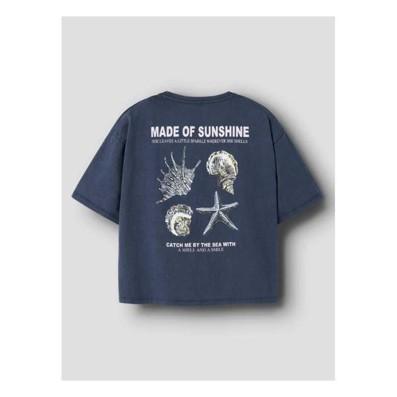 NAME IT Kids Joanni kortærmet realxed top - Navy Blazer