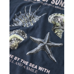 NAME IT Kids Joanni kortærmet realxed top - Navy Blazer