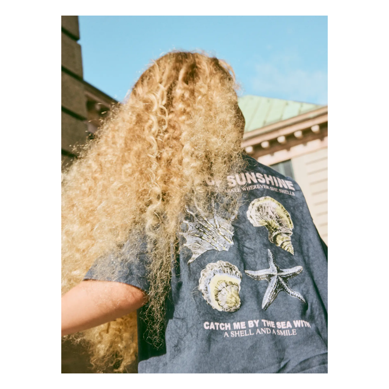 NAME IT Kids Joanni kortærmet realxed top - Navy Blazer