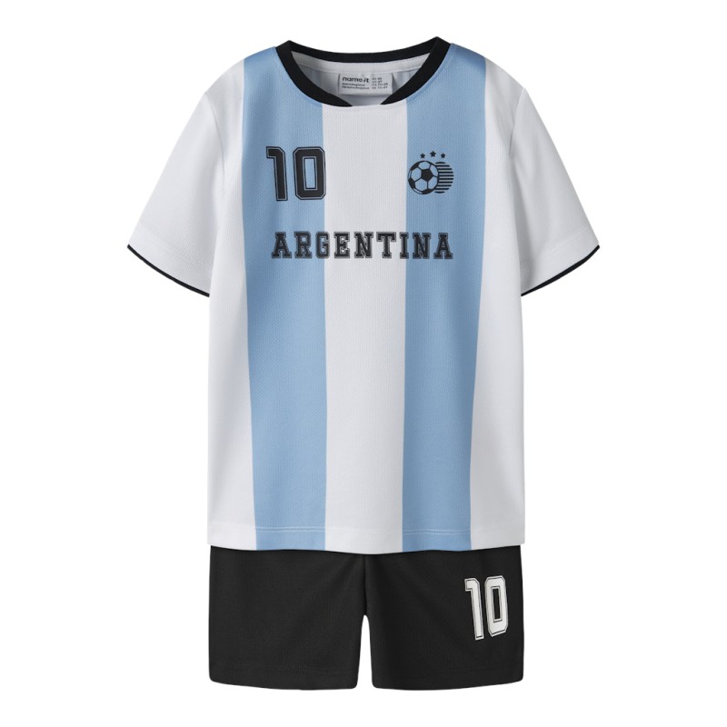 NAME IT MINI Unisex Hi team shorts sæt - Black