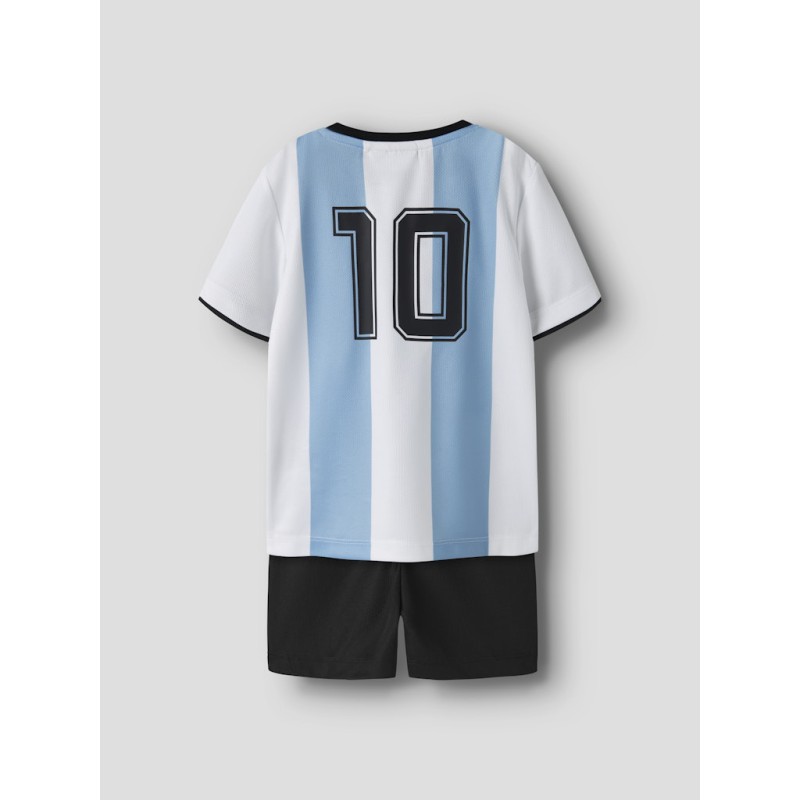 NAME IT MINI Unisex Hi team shorts sæt - Black