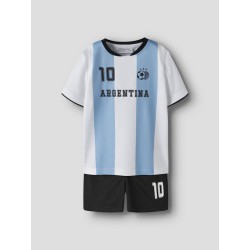 NAME IT MINI Unisex Hi team shorts sæt - Black