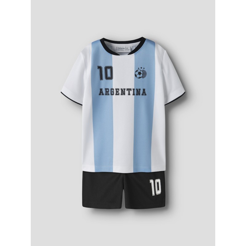 NAME IT MINI Unisex Hi team shorts sæt - Black