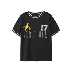 NAME IT Kids Alisher fortnite kortærmet poly t-shirt - Sort