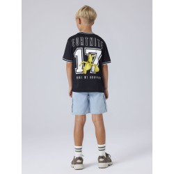 NAME IT Kids Alisher fortnite kortærmet poly t-shirt - Sort