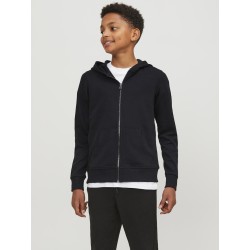 JACK & JONES Junior Zip Hoodie - Forest Night