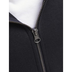 JACK & JONES Junior Zip Hoodie - Sort