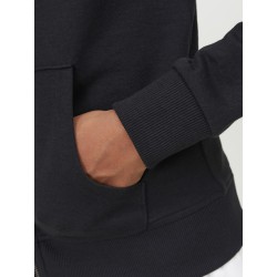 JACK & JONES Junior Zip Hoodie - Sort