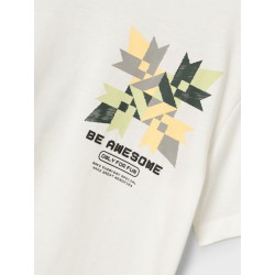 NAME IT Kids Karaffel Kortærmet Loose Fit Top - Jet Steam