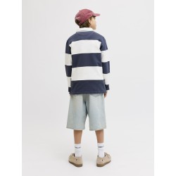 JACK & JONES Ron X-Baggy Denim Shorts - Blue Denim