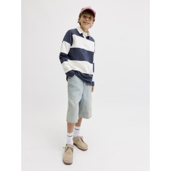 JACK & JONES Junior Ron X-Baggy Denim Shorts - Blue Denim