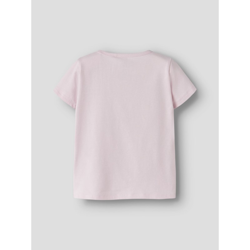 NAME IT MINI Fann stitch kortærmet t-shirt - Cradle Pink