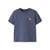 NAME IT MINI Himus kortærmet t-shirt - Vintage Indigo