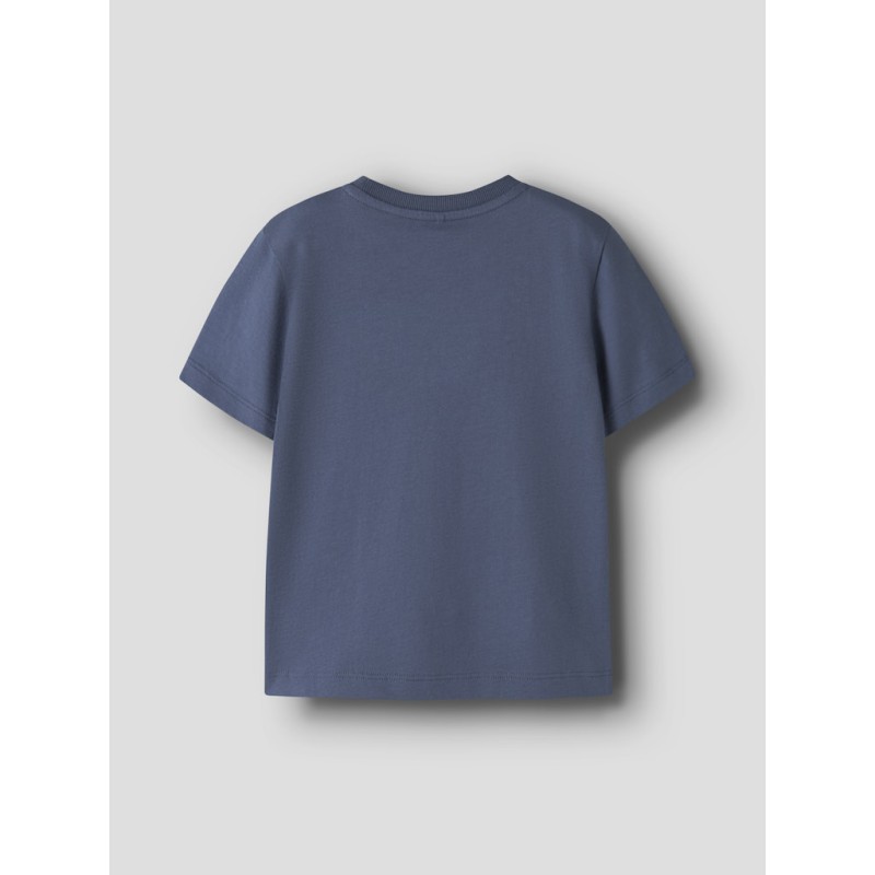 NAME IT MINI Himus kortærmet t-shirt - Vintage Indigo