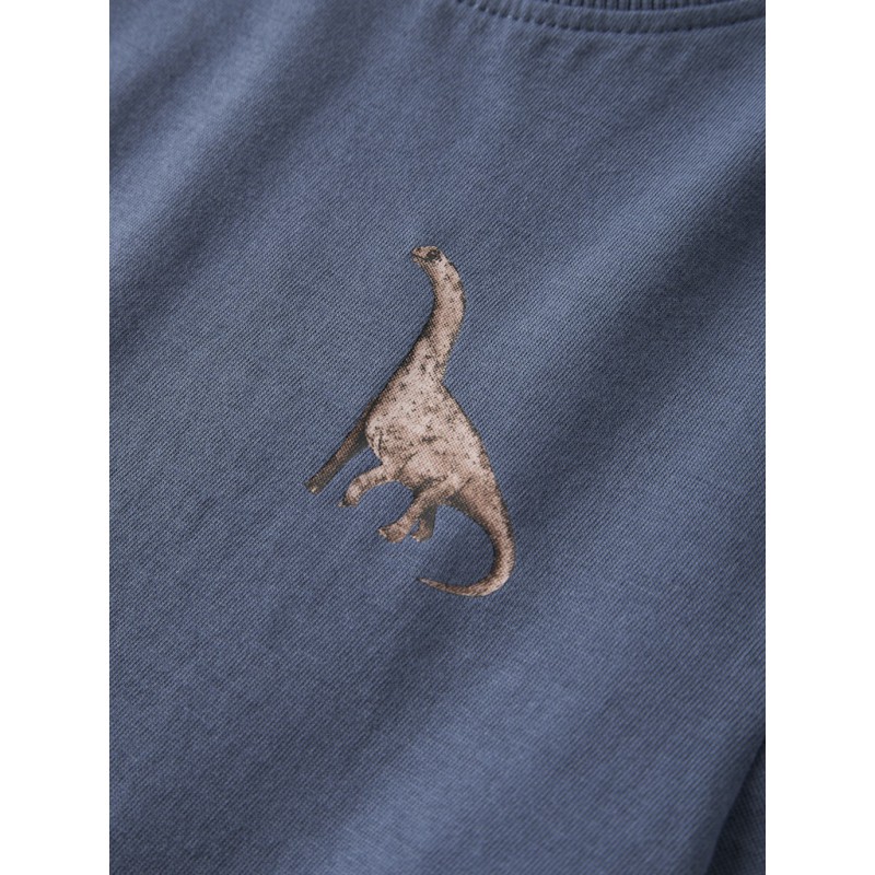 NAME IT MINI Himus kortærmet t-shirt - Vintage Indigo