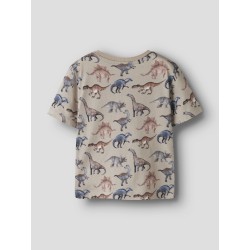 NAME IT MINI Himus kortærmet t-shirt - Pure Cashmere