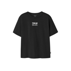 NAME IT KIDS Joss kortærmet t-shirt - Black