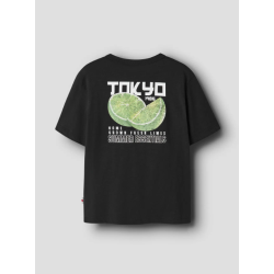 NAME IT KIDS Joss kortærmet t-shirt - Black