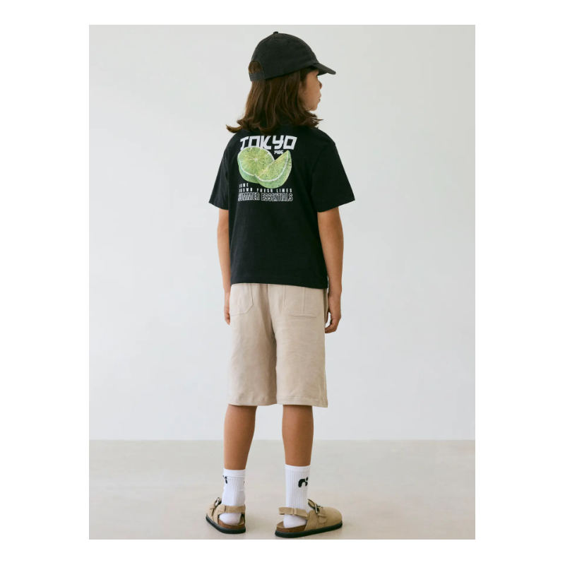 NAME IT KIDS Joss kortærmet t-shirt - Black