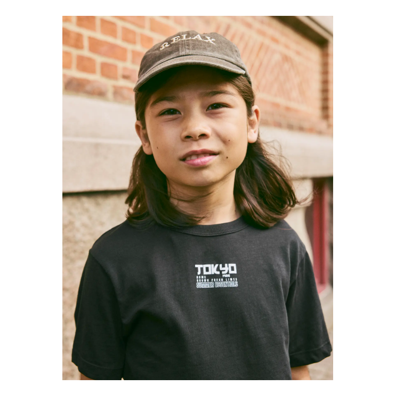 NAME IT KIDS Joss kortærmet t-shirt - Black