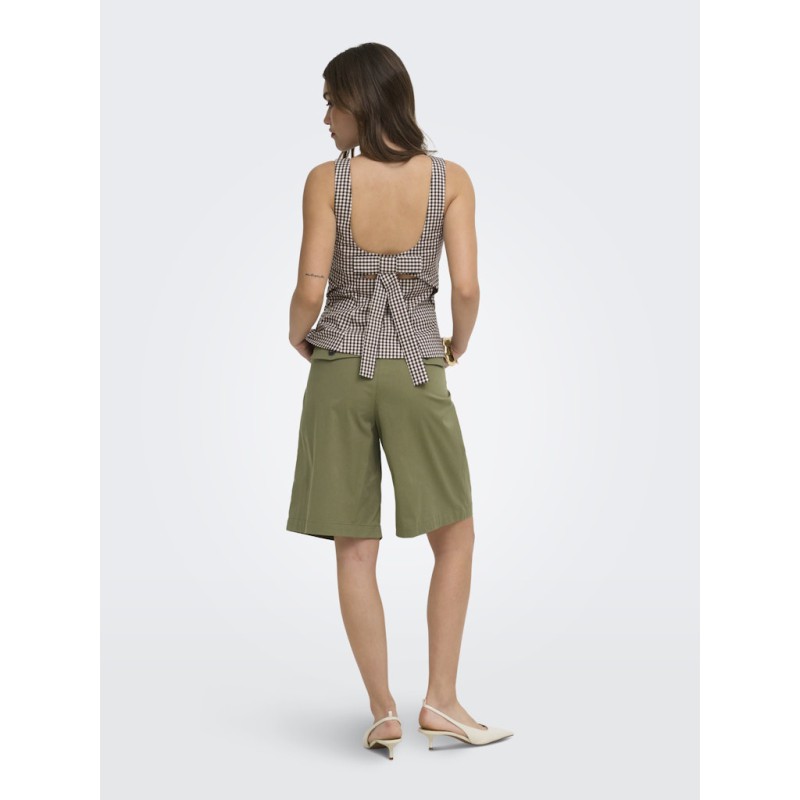 ONLY Lanny baggy bermuda shorts - Stone Gray