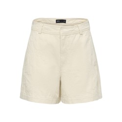 JDY Havanna emb shorts - Ecru