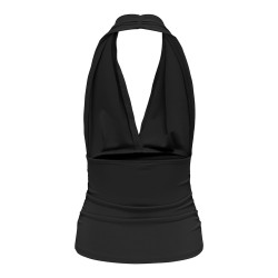 ONLY Liva halterneck top - Black