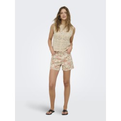 ONLY Luza reversible strik top - Birch
