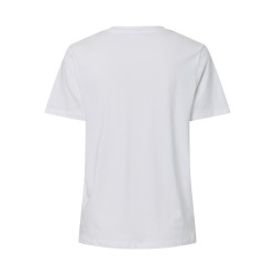 PIECES Gak kortærmet embroidery t-shirt - Bright White Every Morning