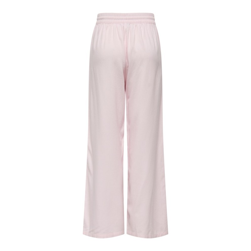 JDY Say HW Linen Wide Bukser - Pink Dogwood