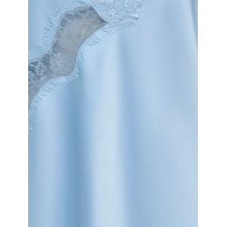 JDY Sigrid strop asym blonde kjole - Halogen Blue WITH HALOGEN BLUE LACE