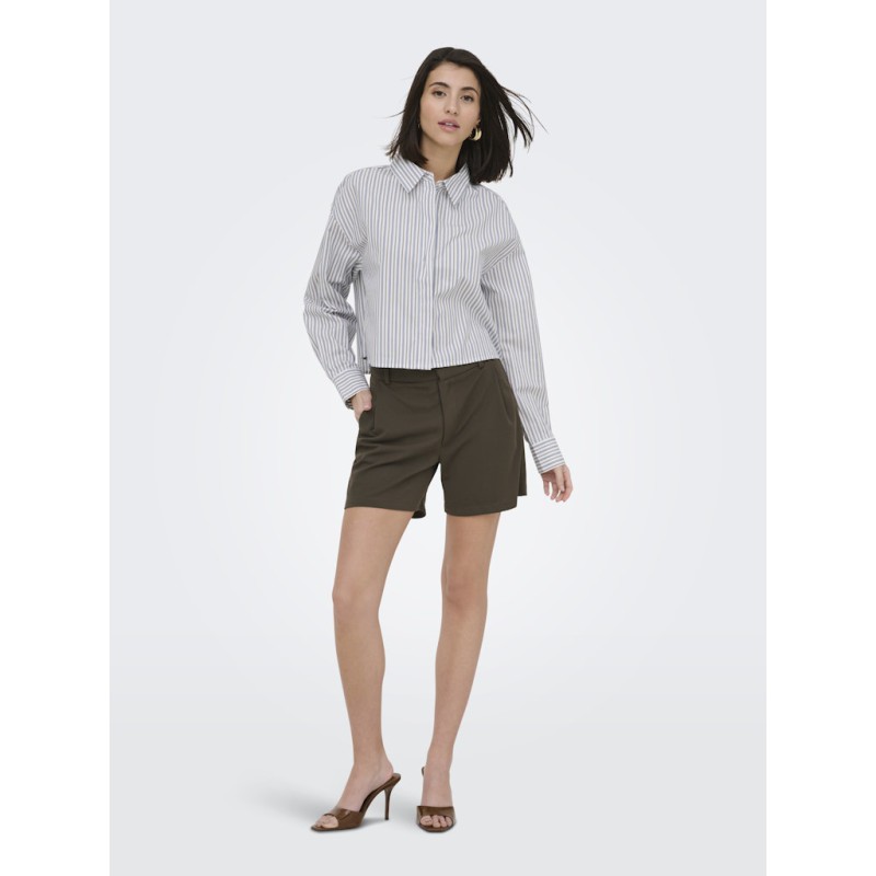 JDY Geggo life occasion shorts - Chocolate Brown