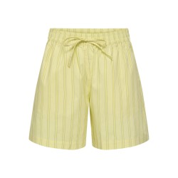JDY Mio mw shorts - French Vanilla LEMON DROP & BLACK
